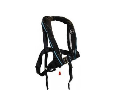 KRU Sport auto lifejacket in carbon, Part Number SLIF7331