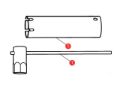 Volvo Penta propeller removal tool for DPS-A, DPS-B, DP-SM Outdrives, Part Number 3855516