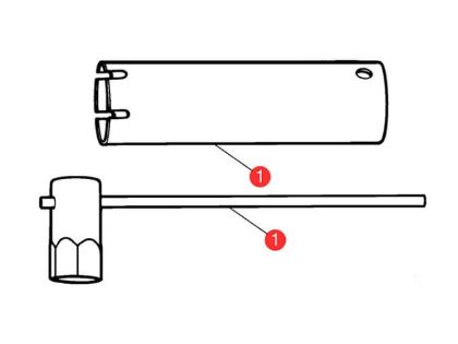 Volvo Penta propeller removal tool for DPS-A, DPS-B, DP-SM Outdrives, Part Number 3855516