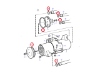 Volvo Penta heat exchanger service kit for Volvo Penta  2002, 2003 engines