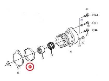 Volvo Penta Bearing Housing O-Ring, Part Number 925259