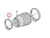 Volvo Penta DPH, DPI UJ bellow Jubilee hose clamp, Part Number 22274887