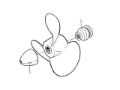Volvo Penta SP long hub propeller fitting