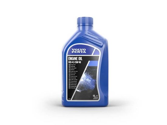 Volvo Penta VDS 4.5 SAE 15W-40 diesel engine oil, 1 litre, Part Number 23909459