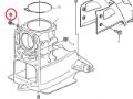 Volvo Penta DPS Sterndrive drain plug, Part Number 3854539