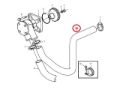Volvo Penta D2-55A, D2-55B heat exchanger hose, Part Number 3583064