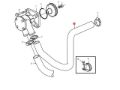 Volvo Penta seawater pump hose, Part Number 3589546