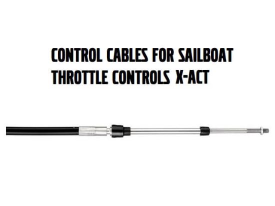 Volvo Penta Xact 3 FT C33 low friction cable for throttle and gear controls