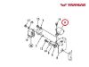 Yanmar 2YM, 3YM Starter Motor Relay, Part Number 128990-77550