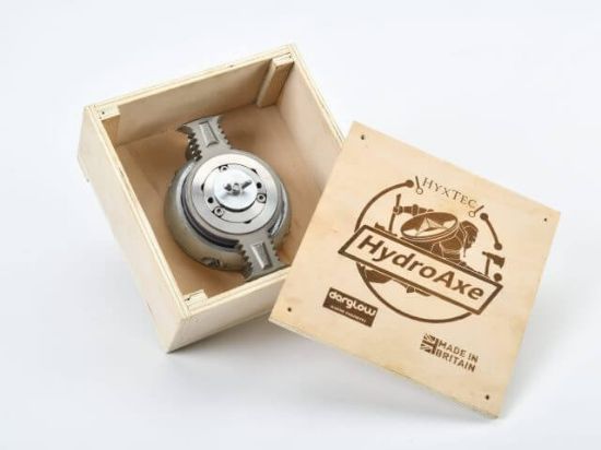 HydroAxe rope cutter for a Yanmar SD20, SD25, SD31, SD40, SD50, SD60 Saildrive using a 2-bladed prop