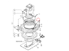Yanmar Saildrive Diaphragm-Part B, Part Number 196420-02722