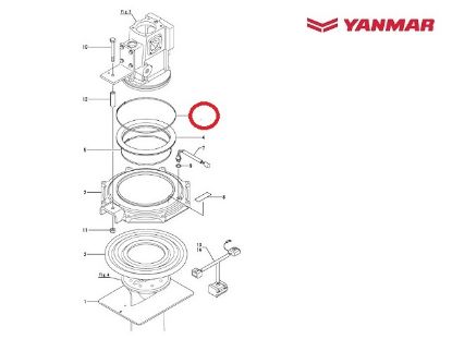 Yanmar Saildrive Inner Securing Band, Part Number 196420-02730