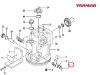 Yanmar Saildrive Seacock, Part Number 196420-02291