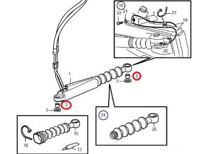 Volvo Penta DPI, DP-H, DP-R Steering Cylinder Bush, Part Number  21388920