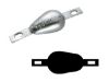 Tecnoseal  Aluminium 2.1 kg Pear Anode with foam backing pad