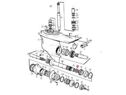 Volvo Penta Inner Prop Shaft Sealing Ring, Part Number 853807