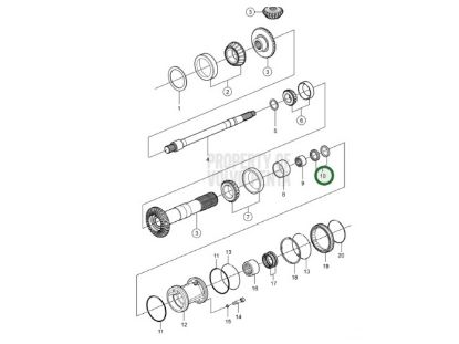 Volvo Penta DP-SM Prop Shaft Sealing Ring, Part Number 851407 