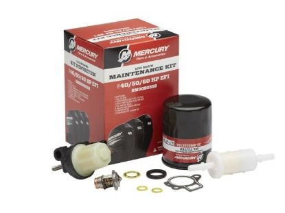 Mariner and Mercury 100 hour maintenance service kit for 40-60 HP EFI 4 Stroke outboard, part number 8M0232733