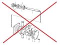 Volvo Penta seawater wear kit, Part Number 24744859