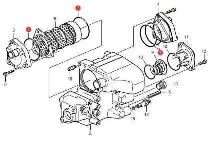 Volvo Penta Genuine Heat Exchanger O-Ring, Part Number 3842016