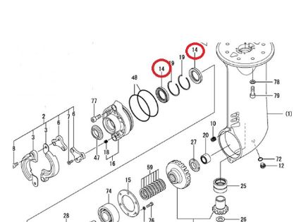 Yanmar Shaft Oil Seal, Part Number 196313-02591