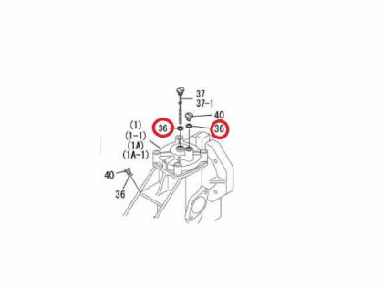 Yanmar Dip Stick O-ring, Part Number 189010-01130