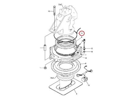 Yanmar Outer Securing Band, Part Number 196420-02740