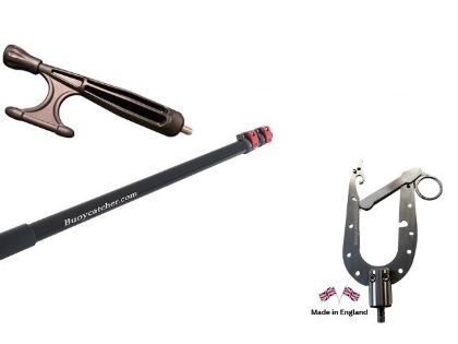 Buoycatcher Max, Plastic Boat Hook and Telescopic Pole Kit, Part Number Buoycatcher-Max-Kit
