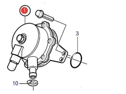 Volvo Penta Feed Pump, Part Number 21132189
