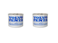 Volvo Penta Diesel CAV Fuel Filter Element Twin Pack, Part Number 3581078