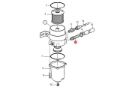 Racor diesel water separator hose connector, Part Number 301963, 10mm hose fitting
