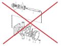 Volvo Penta seawater pump shaft kit, Part Number 21951418