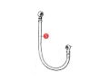 Volvo Penta 2001, 2002, 2003 Lift Pump feed pipe, Part Number 840001