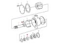 Volvo Penta seawater pump shaft seal, Part Number 827247