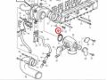 Volvo Penta exhaust clamp diagram, Part Number 21325765