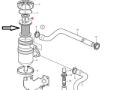 Volvo Penta D4, D6 D9 Crankcase Breather, Part Number 3584145
