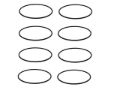Genuine Volvo Penta D4 and D6 heat Exchanger O-Ring 3583647 Set, Part Number FYB300