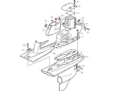 Volvo Penta DPI, DP-H, DPR, IPS gear oil filler O-Ring gasket, Part Number 949656