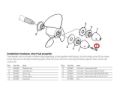 Volvo Penta 200, 250, 270, 275, 280, 285, 290 SP cone bolt, Part Number 850889