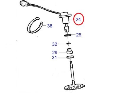 Volvo Penta Trim Indicator Potentiometer kit, Part Number 22314183