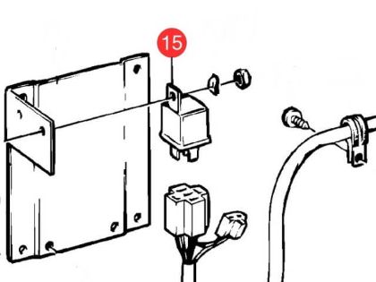 Volvo Penta Power Trim Relay, Part Number 854357