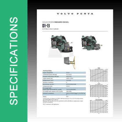 Volvo Penta D1-13 Specifications - PDF Free Download
