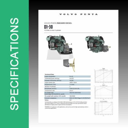 Volvo Penta D1-30 Specifications - PDF Free Download	Volvo Penta