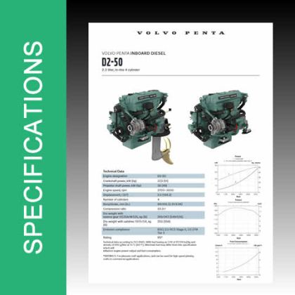 Volvo Penta D2-50 Specifications - PDF Free Download