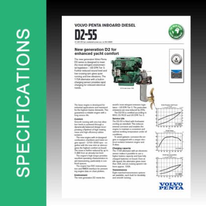 Volvo Penta D2-55 Specifications - PDF Free Download