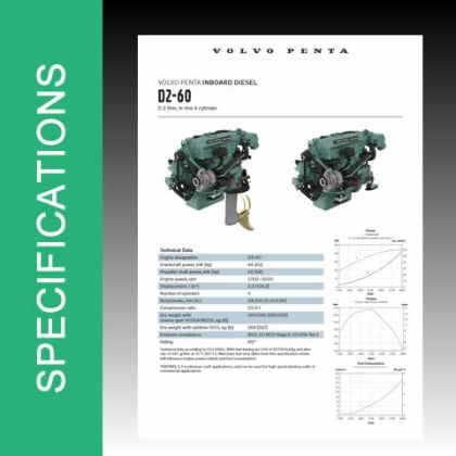 Volvo Penta D2-60 Specifications - PDF Free Download