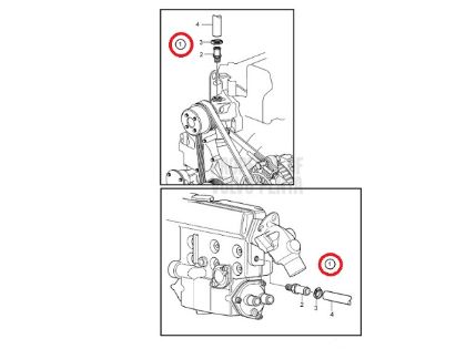 Volvo Penta D2 Series Hot Water Outlet Kit, Part Number 861523