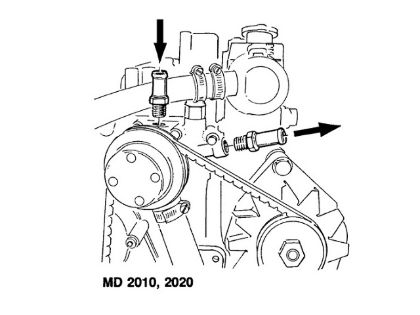 Volvo Penta MD2010 and MD2020 Series Hot Water Outlet Kit, Part Number 861523